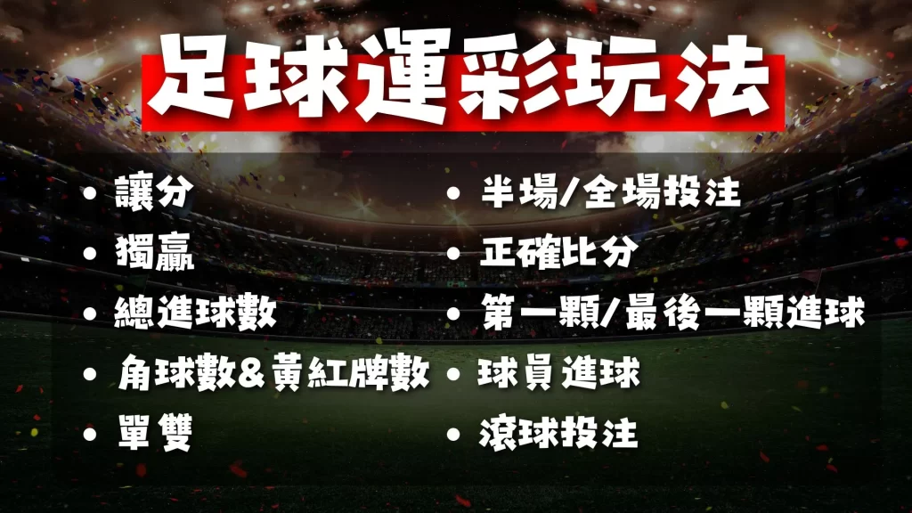 足球運彩玩法