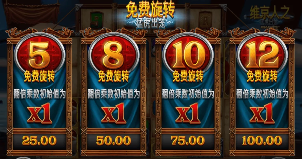 維京人之猛虎出籠, QT電子, 老虎機, 電子遊戲, 3A娛樂城