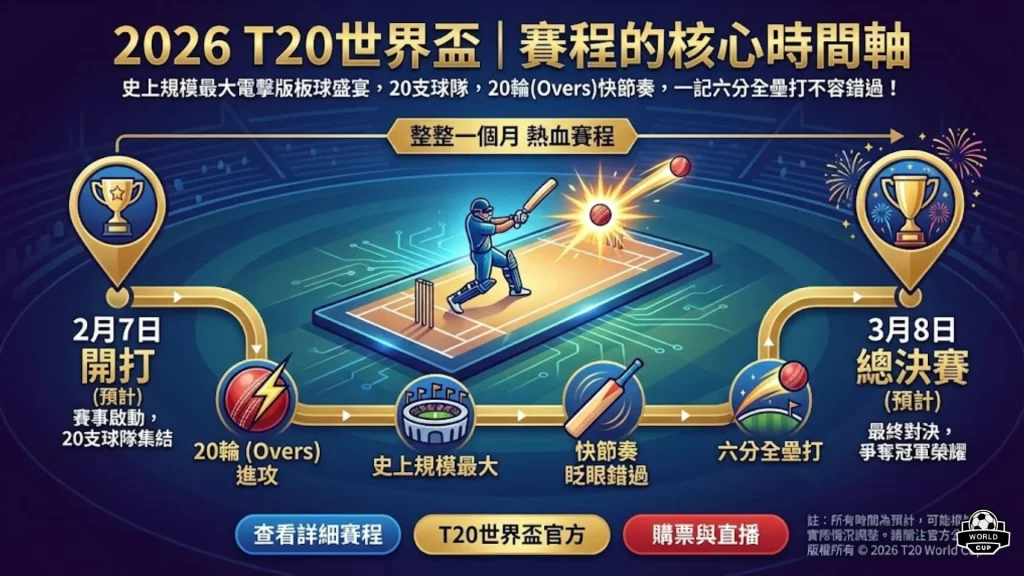 T20世界盃賽程